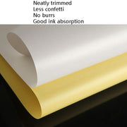 100 fogli A4 Carta per stampa non adesiva Carta per etichette con stampa a getto d'inchiostro adesiva per scrittura in bianco, Glossy, Matte