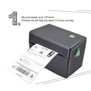 XP-108B Stampante per etichette da 4 pollici 108 mm Stampante termica per codici a barre Stampanti per etichette di spedizione UPS DHL USPS DPD POCHTA Creatore di codici a barre USB, spina europea, USB, USB + Bluetooth Version