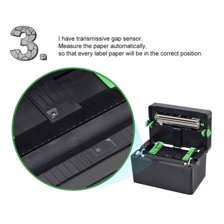 XP-108B Stampante termica per etichette 108 mm USB Bluetooth