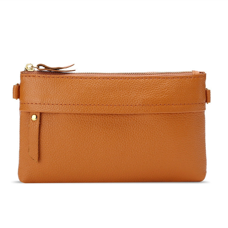 Portamonete per cellulare diagonale monospalla da donna, Red, Navy Blue, Black, Ink, Lake Blue, Khaki, Jujube Red, Orange, Brown