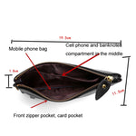 Portamonete per cellulare diagonale monospalla da donna, Red, Navy Blue, Black, Ink, Lake Blue, Khaki, Jujube Red, Orange, Brown