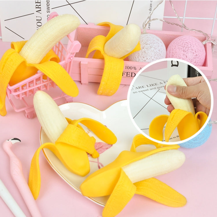 Giocattolo antistress banana sbucciata 5 pezzi