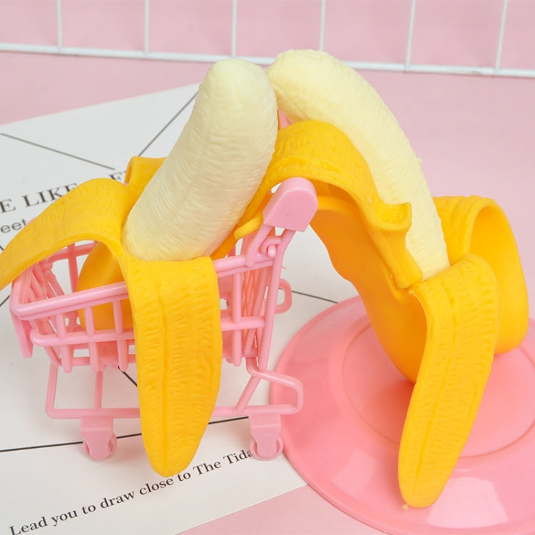 Giocattolo antistress banana sbucciata 5 pezzi