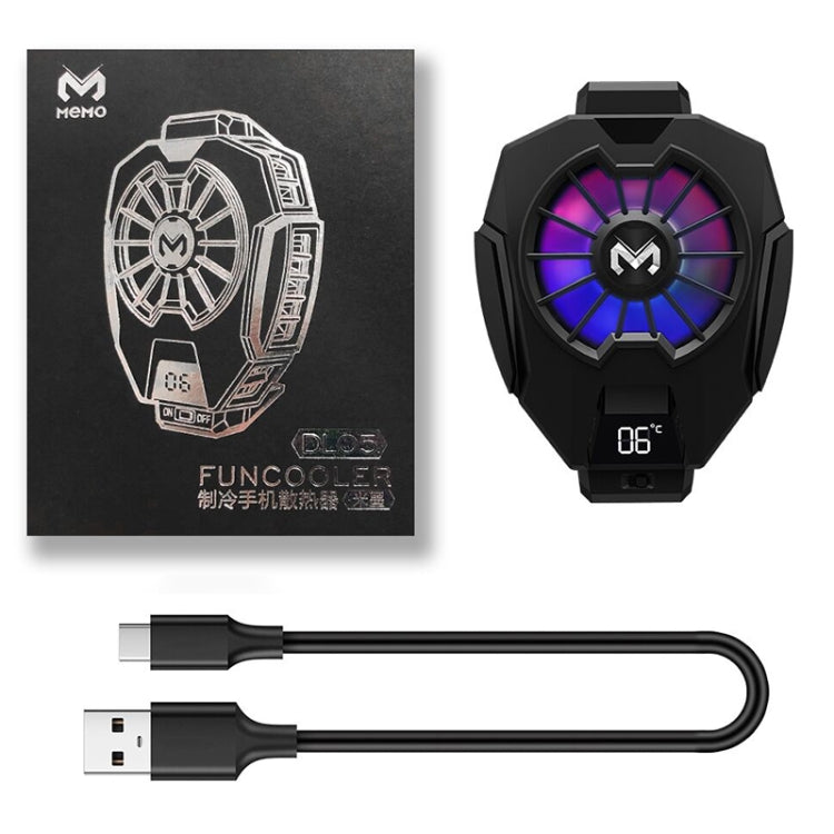 Radiatore di raffreddamento per telefono cellulare MEMO Semiconductor con luci colorate, DL05, DL06