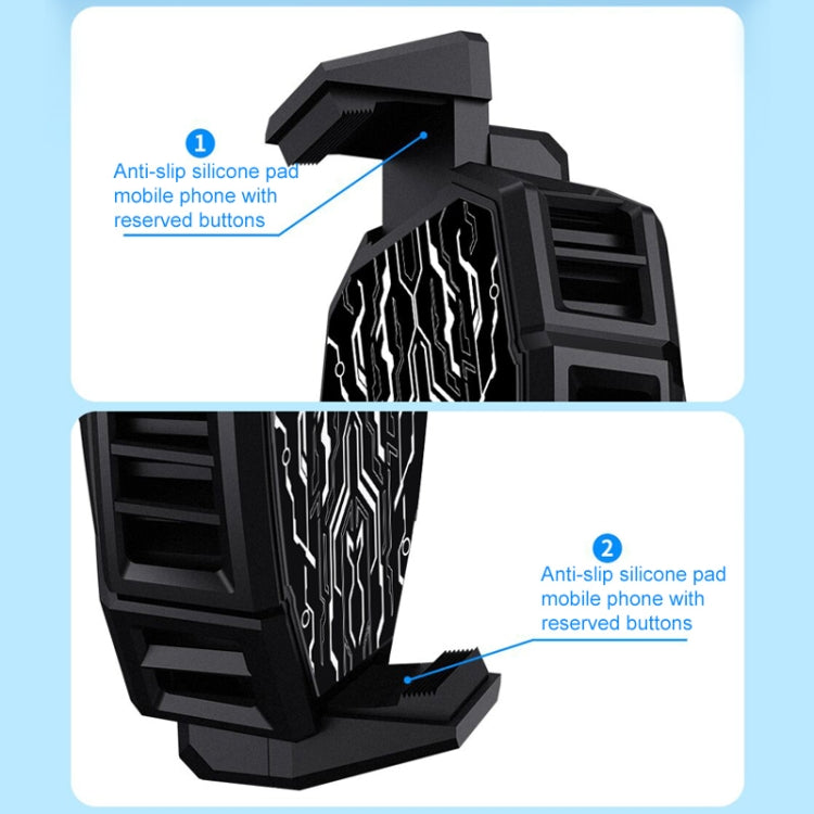 Radiatore di raffreddamento per telefono cellulare MEMO Semiconductor con luci colorate, DL05, DL06