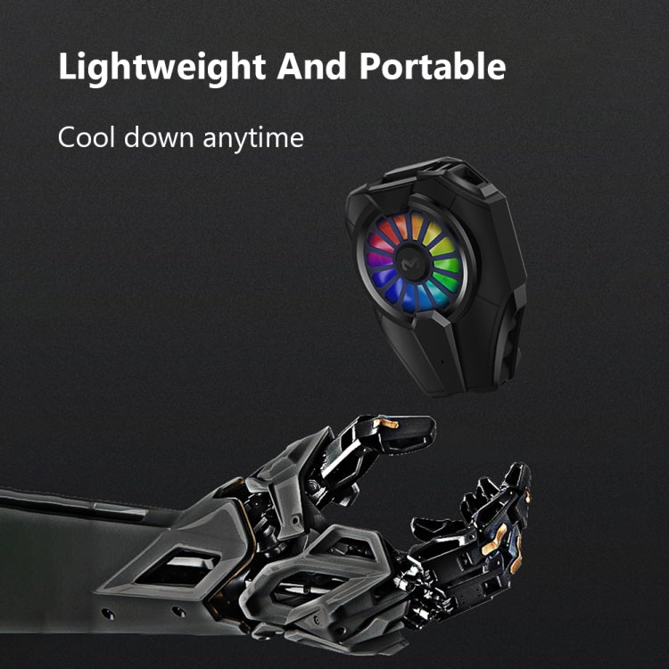 Radiatore raffreddamento smartphone MEMO con luci colorate