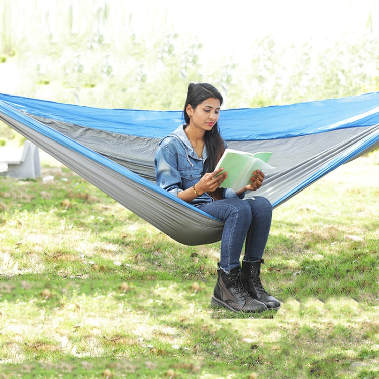 Altalena da campeggio da viaggio in tessuto per paracadute in nylon per amaca da esterno, stile:, 2.7m x 1.4m (Black+Gray), 3m x 2m (Black+Gray), 2.7m x 1.4m (Black+Red), 3m x 2m (Black+Red), 2.7m x 1.4m (Red+Sky Blue), 3m x 2m (Red+Sky Blue)          ...