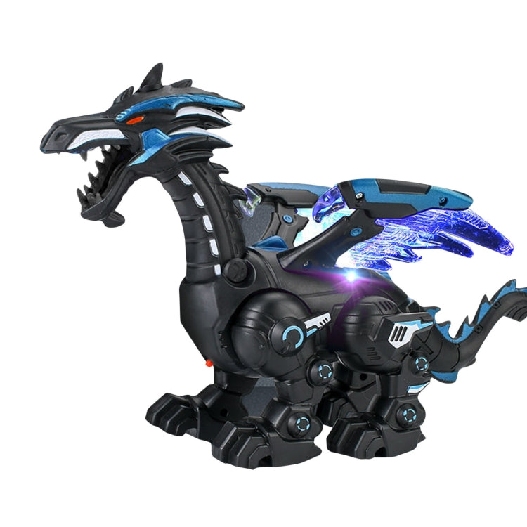 Dinosauro meccanico elettrico Giocattolo di simulazione Giocattolo animale Suono multifunzionale e giocattolo leggero, Stile:, Spray-Blue, Spray-Dark Black, No Spray-Gray, No Spray-Green