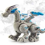 Dinosauro meccanico elettrico Giocattolo di simulazione Giocattolo animale Suono multifunzionale e giocattolo leggero, Stile:, Spray-Blue, Spray-Dark Black, No Spray-Gray, No Spray-Green