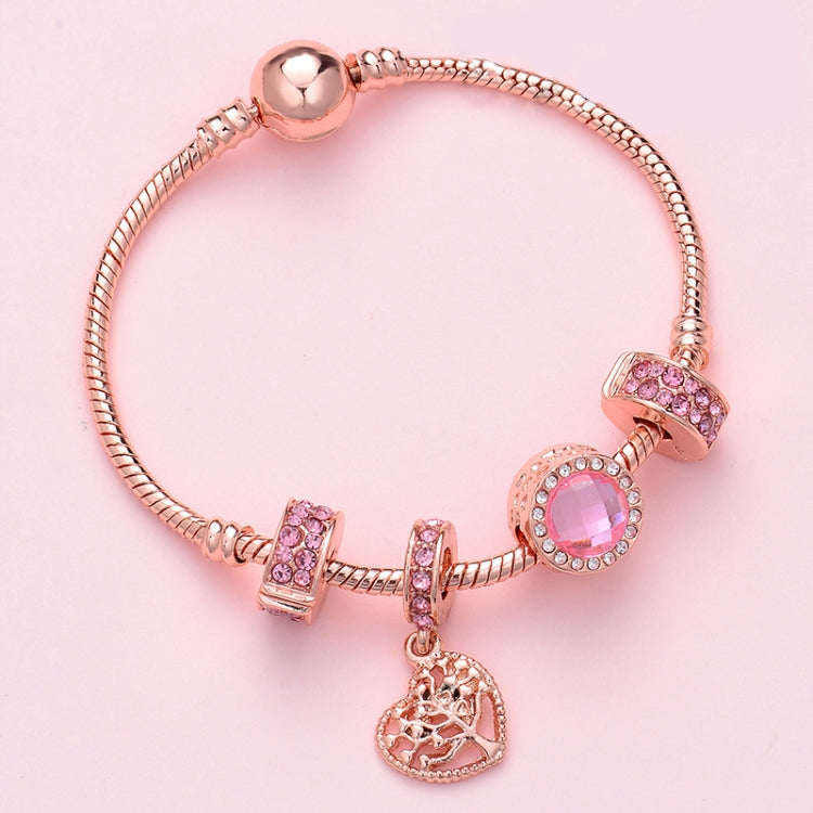 Bracciale da donna con perline in oro rosa, SL124 18cm, SL124 19cm, SL124 20cm, SL125 18cm, SL125 19cm, SL125 20cm, SL126 18cm, SL126 19cm, SL126 20cm, SL128 18cm, SL128 19cm, SL128 20cm, SL129 18cm, SL129 19cm, SL129 20cm, SL130 18cm, SL130 19cm      ...
