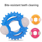 2 PCS BG-W177 Giocattoli per animali domestici Denti resistenti alla masticazione Giocattoli per cani per la pulizia dei denti, Colore:, Blue, Yellow, Pink