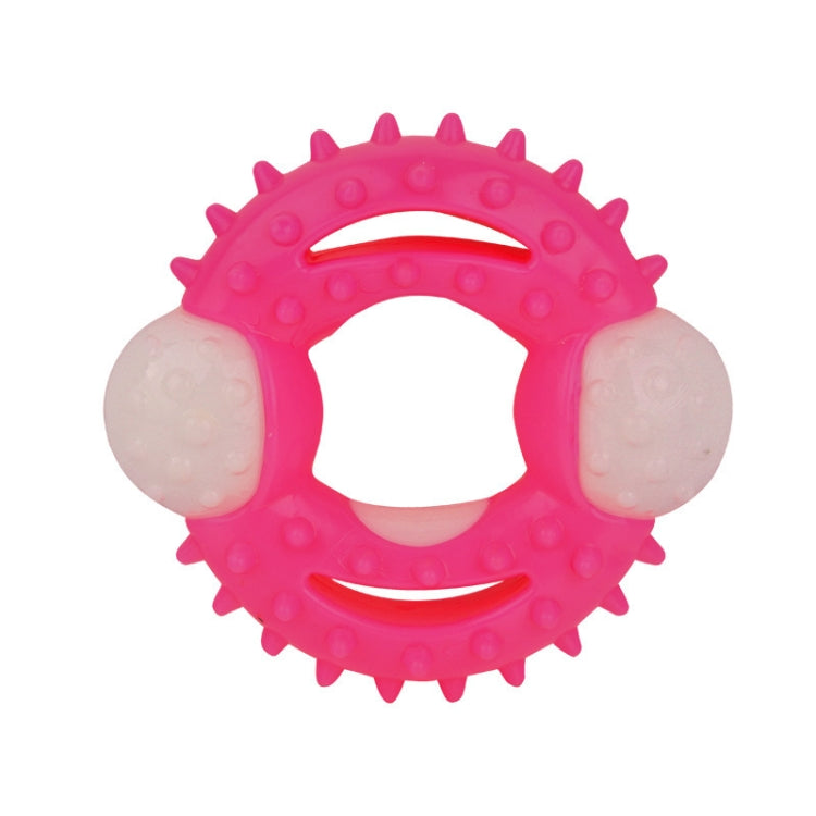 2 PCS BG-W177 Giocattoli per animali domestici Denti resistenti alla masticazione Giocattoli per cani per la pulizia dei denti, Colore:, Blue, Yellow, Pink