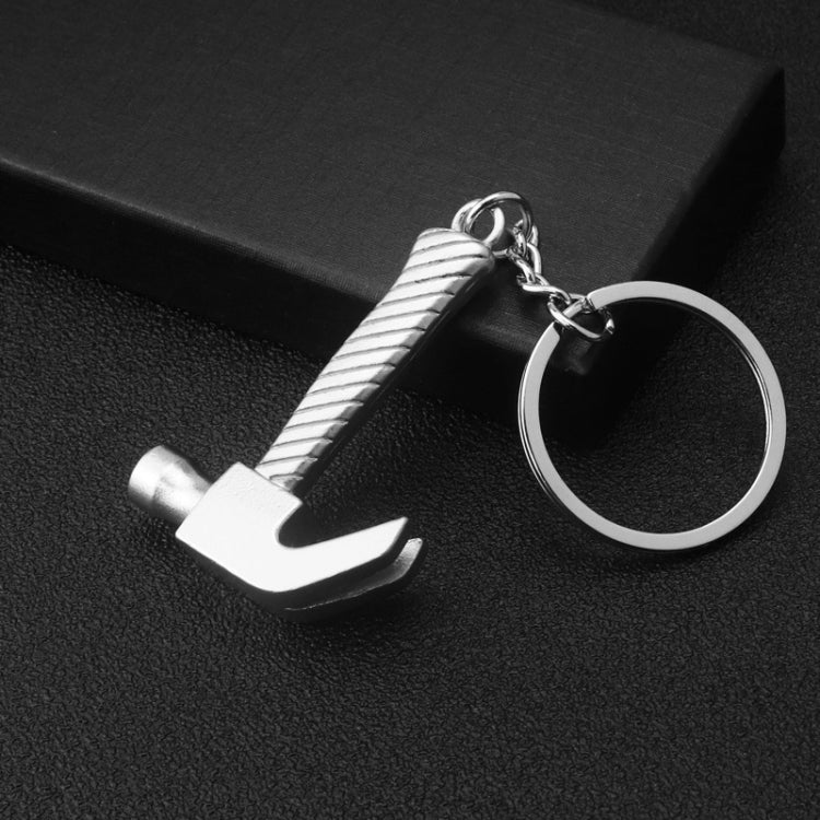 Ciondolo portachiavi per auto con portachiavi in metallo da 10 pezzi, H-540 Activity Wrench, H-389 Hex Wrench, H-391 Glossy Ax, H-388 Thread Ax, H-395 Double Head Wrench, H-405 Double Row Saw, H-402 Hand Saw, H-541 Crooked Nose Pliers, H-399 Pliers  ...