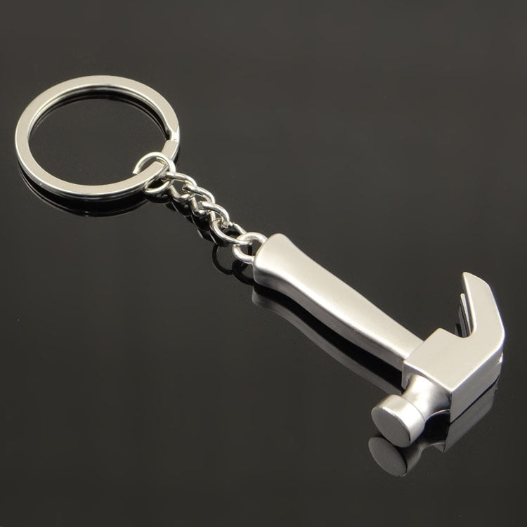 Ciondolo portachiavi per auto con portachiavi in metallo da 10 pezzi, H-540 Activity Wrench, H-389 Hex Wrench, H-391 Glossy Ax, H-388 Thread Ax, H-395 Double Head Wrench, H-405 Double Row Saw, H-402 Hand Saw, H-541 Crooked Nose Pliers, H-399 Pliers  ...
