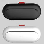 Custodia per occhiali per auto Scheda di memoria per visiera interna per automobile multifunzione, Back Single Snap Black, Back Single Snap White
