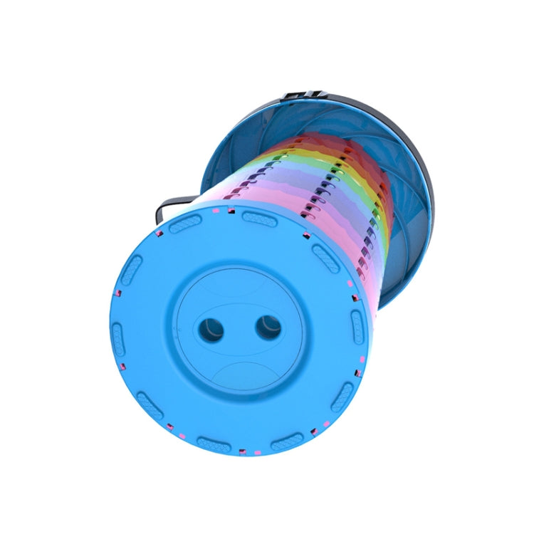 Sedia da pesca portatile pieghevole per sgabello telescopico da esterno, 45cm(Rainbow), 45cm(Red)