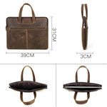 Borsa in pelle Crazy Horse per MacBook Pro 16"