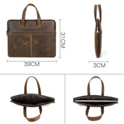 Borsa in pelle Crazy Horse per MacBook Pro 16"