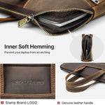 Borsa in pelle Crazy Horse per MacBook Pro 16"