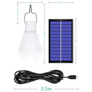 Lampadina solare LED portatile USB per esterni 5W