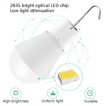 Lampadina solare LED portatile USB 5W per esterni