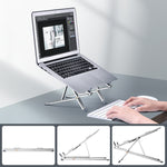 Oatsbasf Z02 Laptop Staffa di raffreddamento crescente Staffa regolabile da tavolo in lega di alluminio