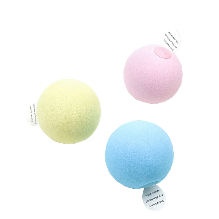 3 PCS Funny Cat Toy Ball Simulazione Palla vocale animale, EVA Material, Wool Material
