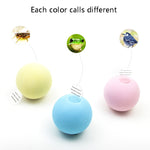 3 PCS Funny Cat Toy Ball Simulazione Palla vocale animale, EVA Material, Wool Material