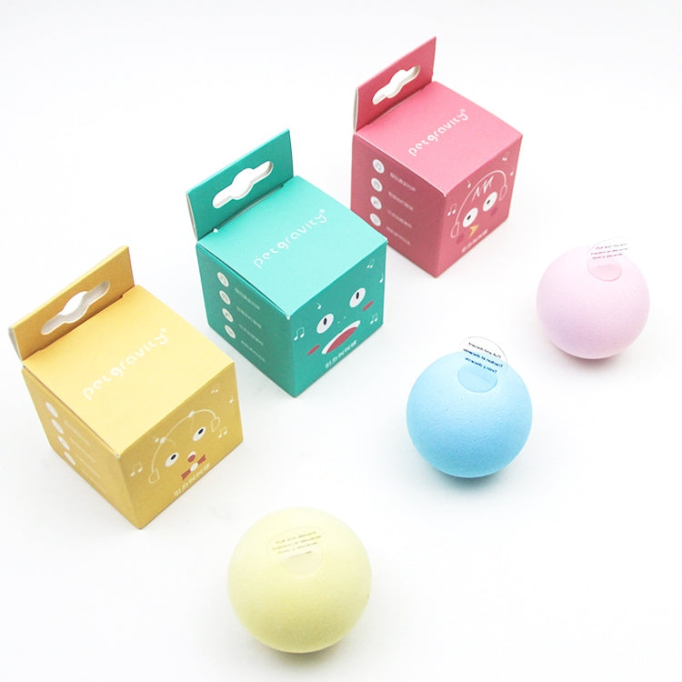 3 PCS Funny Cat Toy Ball Simulazione Palla vocale animale, EVA Material, Wool Material