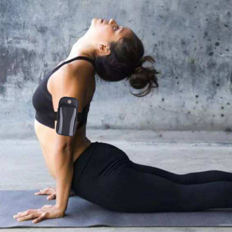 Fascia da polso per fitness, corsa, sport, impermeabile, in tessuto Oxford, per smartphone da 6 pollici