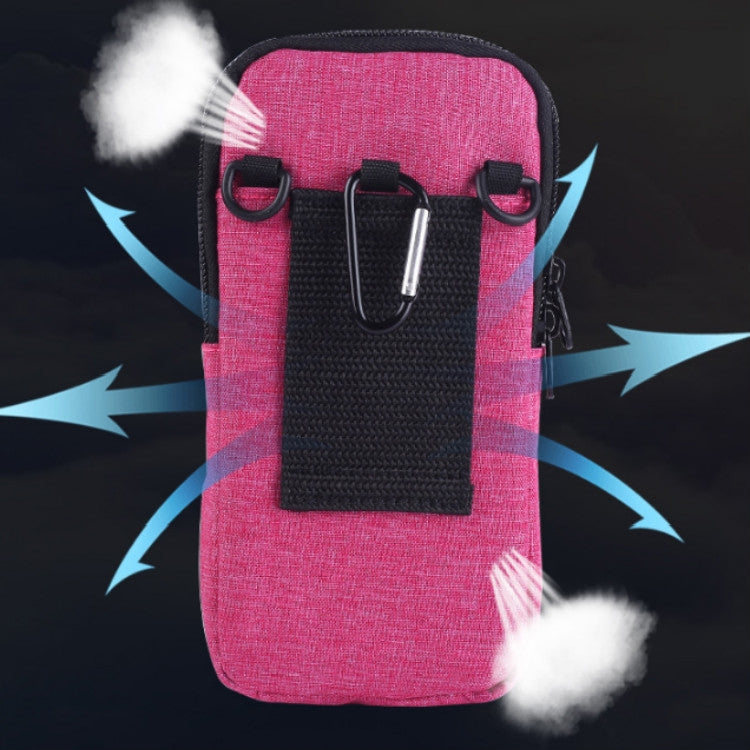 Fascia da polso per fitness, corsa, sport, impermeabile, in tessuto Oxford, per smartphone da 6 pollici