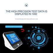 DM306C Rilevatore di concentrazione di CO2 Analizzatore di rilevamento di anidride carbonica Monitor multifunzionale della qualità dell'aria, DM306C