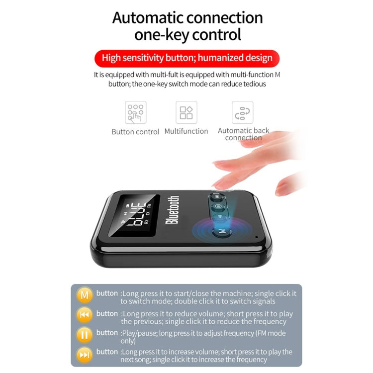 Trasmettitore Ricevitore Bluetooth 5.0 2 in 1
