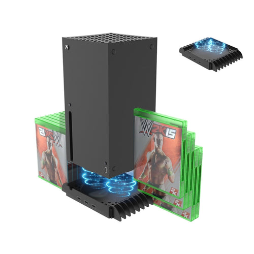 Base di raffreddamento multifunzione JYS X133 + archiviazione su disco di gioco per host XBOX Series X, JYS X133