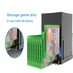 Base di raffreddamento multifunzione JYS X133 + archiviazione su disco di gioco per host XBOX Series X, JYS X133