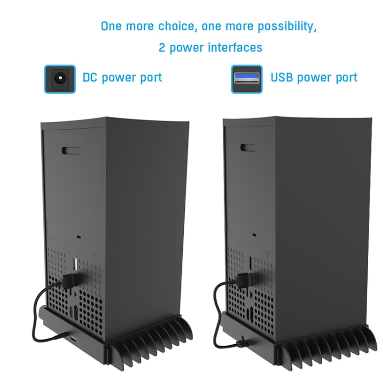 Base di raffreddamento multifunzione JYS X133 + archiviazione su disco di gioco per host XBOX Series X, JYS X133
