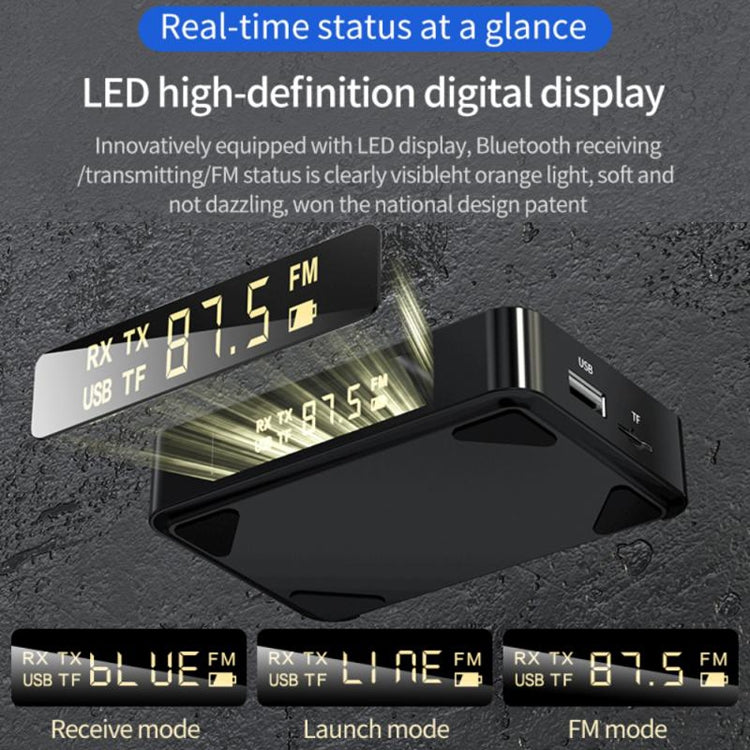 Ricevitore e Trasmettitore Bluetooth 5.0 M6 3 in 1
