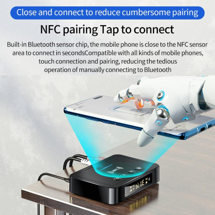 Ricevitore e Trasmettitore Bluetooth 5.0 M6 3 in 1