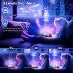 DQ-M3 LED Rotante Cielo stellato Luce Bluetooth Musica Pianeti Oceano Proiettore Supporto TF Card,Stile:, USB + Bluetooth, Battery + Bluetooth