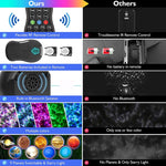 DQ-M3 LED Rotante Cielo stellato Luce Bluetooth Musica Pianeti Oceano Proiettore Supporto TF Card,Stile:, USB + Bluetooth, Battery + Bluetooth