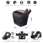 WILD MAN GS9 Mountain Bike Handle Bag Hanging Bag Riding Head Bag Touch Screen EVA Hard Shell Bag, GS9