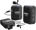 Microfono wireless lavalier 2,4 GHz per smartphone e DSLR