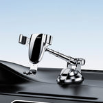 OATSBASF 03513 Staffa telescopica magnetica per auto per telefono Staffa per telefono cellulare con navigazione a ventosa, 03513