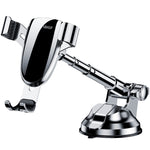 OATSBASF 03513 Staffa telescopica magnetica per auto per telefono Staffa per telefono cellulare con navigazione a ventosa, 03513