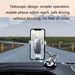 OATSBASF 03513 Staffa telescopica magnetica per auto per telefono Staffa per telefono cellulare con navigazione a ventosa, 03513