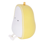 Luce notturna a forma di pera Luce notturna a LED a luce calda per camera da letto morbida in silicone, Pear Shape