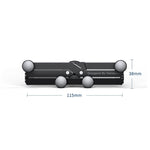 Oatsbasf 02750 Gravity Car Supporto per telefono cellulare Staffa per fibbia di navigazione per auto Staffa per presa d'aria