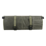 Borsa porta coltelli da cuoco in rotolo di tela cerata ad olio, Knife Storage Bag