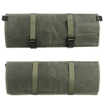 Borsa porta coltelli da cuoco in rotolo di tela cerata ad olio, Knife Storage Bag