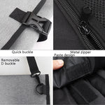 WESSLECO Chef Knife Tool Storage Bag Borsa per coltelli in tessuto Oxford, WESSLECO Gray